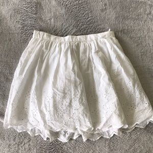 White eyelet skirt from gap kids